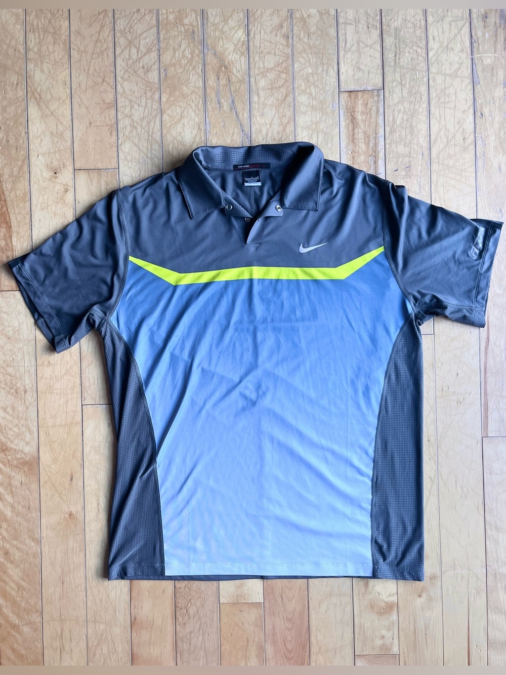 Nike Tiger Woods Collection Gradient Golf Performance Polo Size Large
